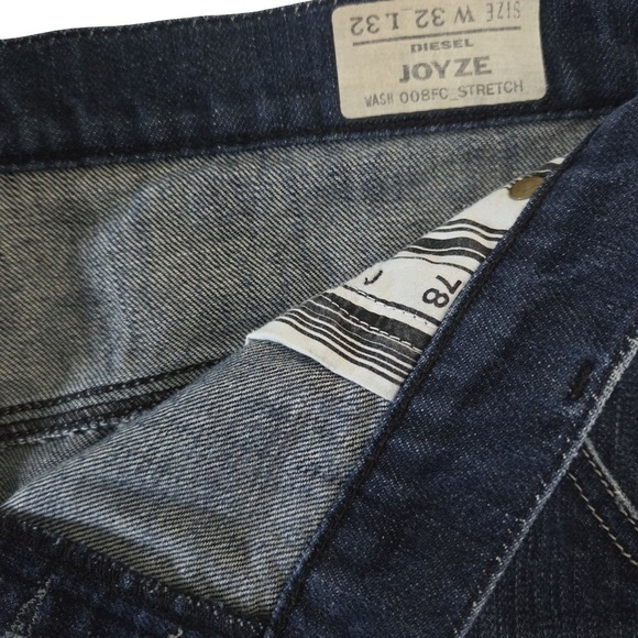 Diesel JOYZE Men's Stretch Tapered Jeans W32 L32 | Button Fly Jogger Denim Pants - Picture 7 of 15